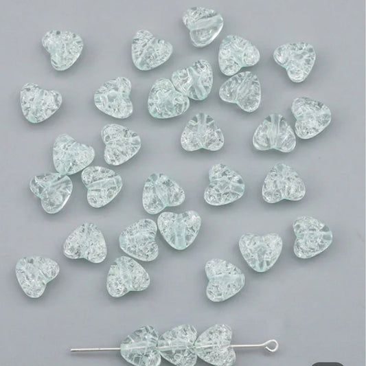 BBB 194 (A) Green perforated heart (1PC)