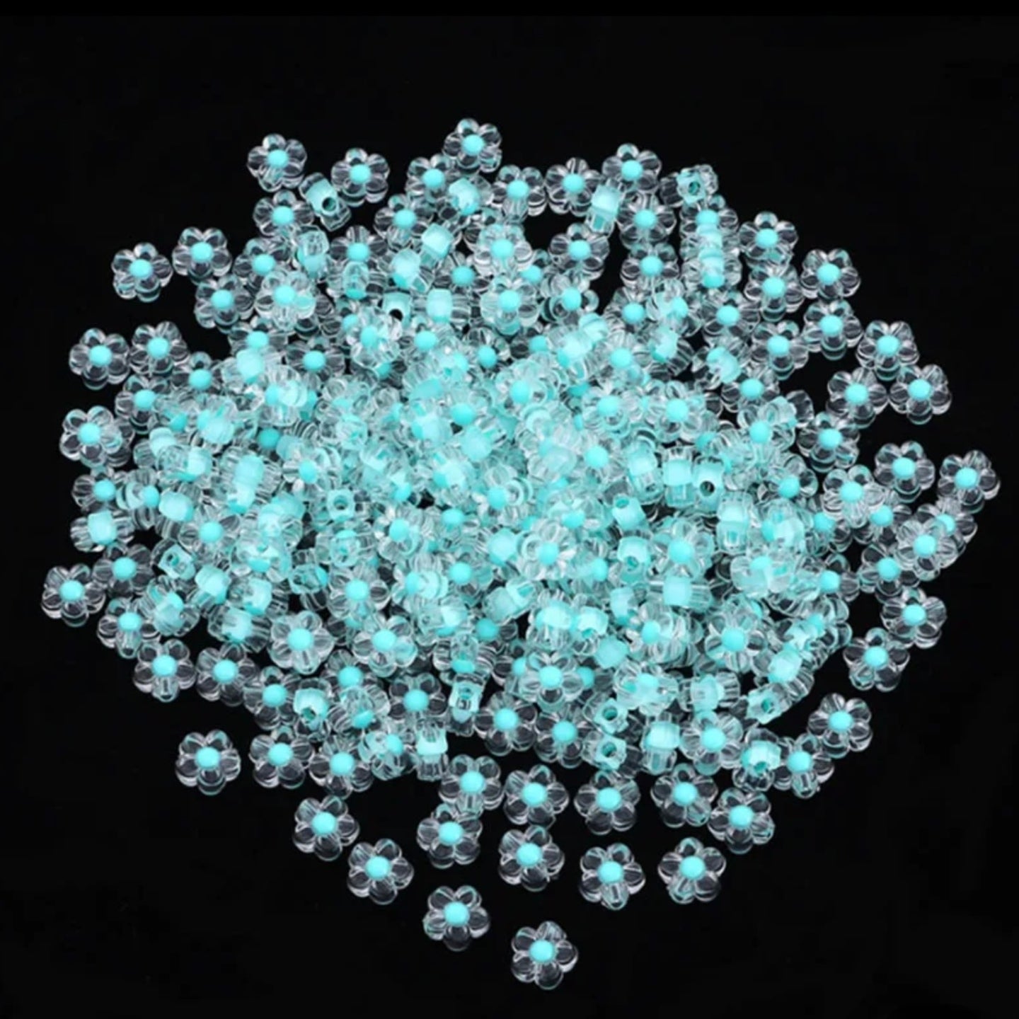 AB88 Plum blossom flower bead  (1PC)