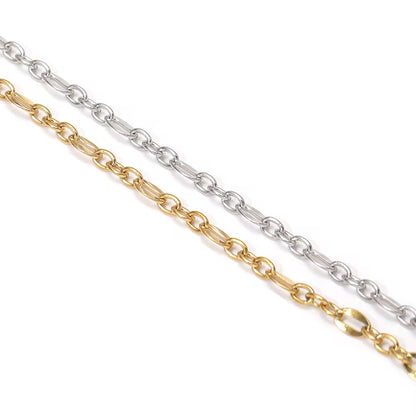 DIYS161 Lip link Chain ( 1 feet ) 18k Gold PVD