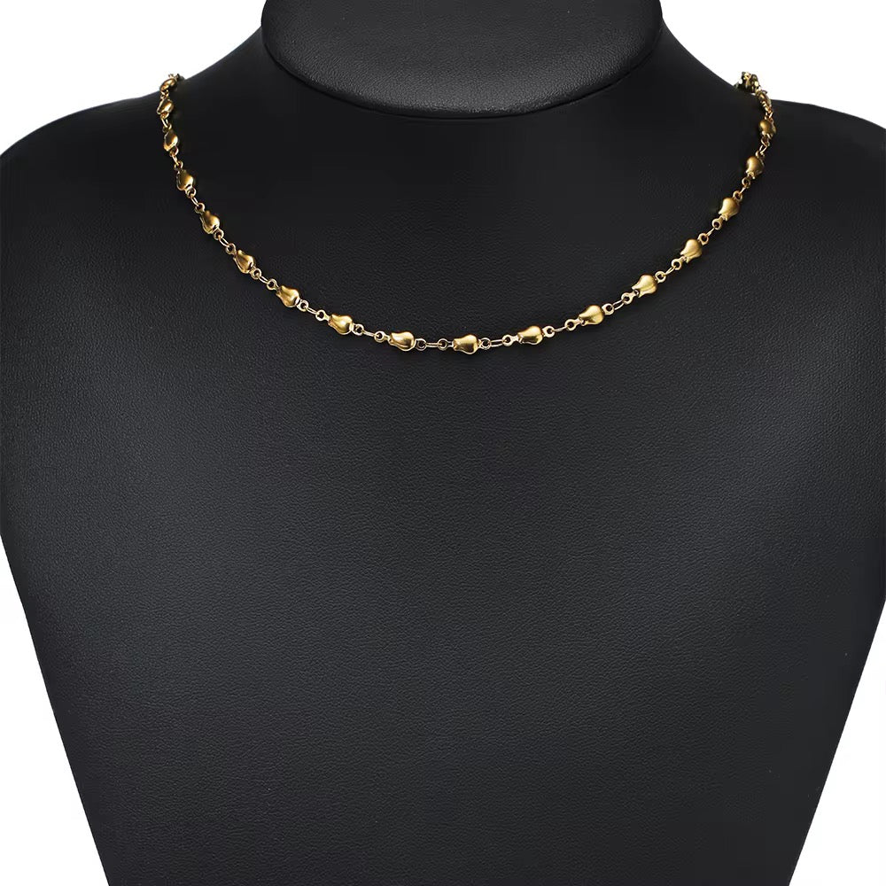 CN 392 Tulip Chain 18k Gold PVD plated 316 Stainless steel ( 1 feet ) Anti tarnish
