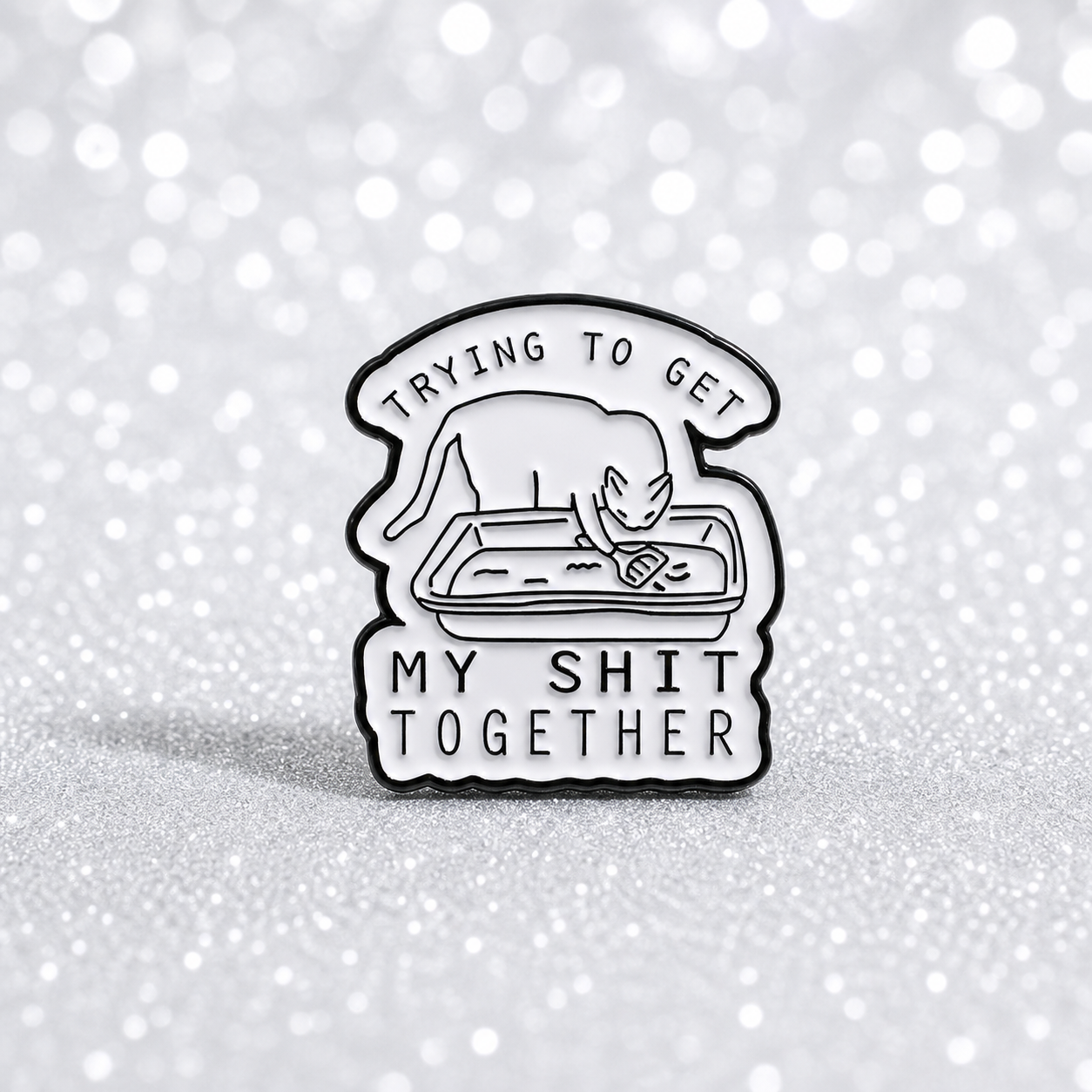PK 121 Cute Enamel Pin Badge ( 1 pc ) Imported Premium Quality