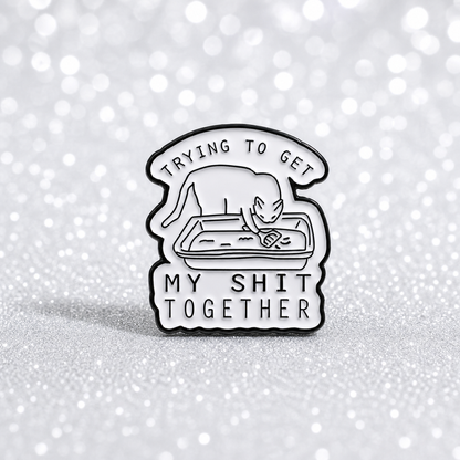 PK 121 Cute Enamel Pin Badge ( 1 pc ) Imported Premium Quality