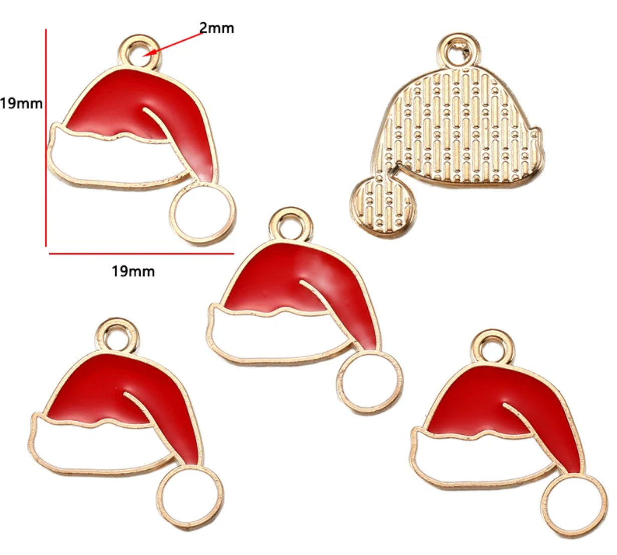 EC 1940 Christmas theme enamel charm ( 1 pc )