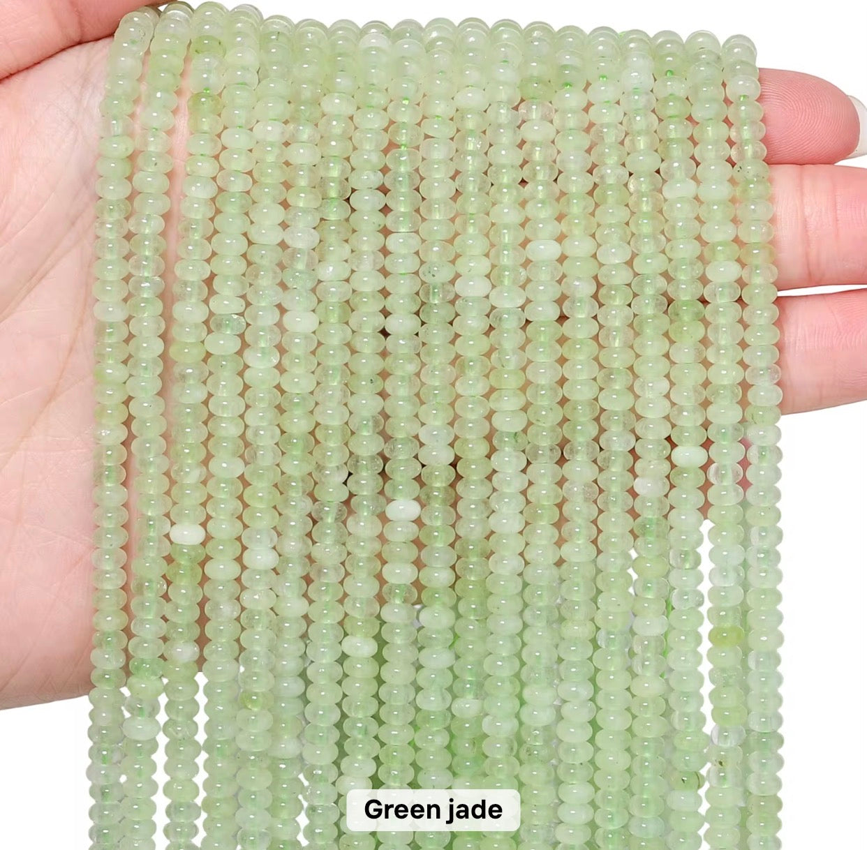 GB01 Abacus Shape bead - Natural Gemstone Bead ( 1 pc ) AAA Quality