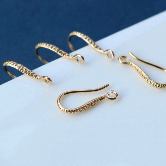 SS 869 Gold plated Hooks ( 2 pc ) Anti tarnish