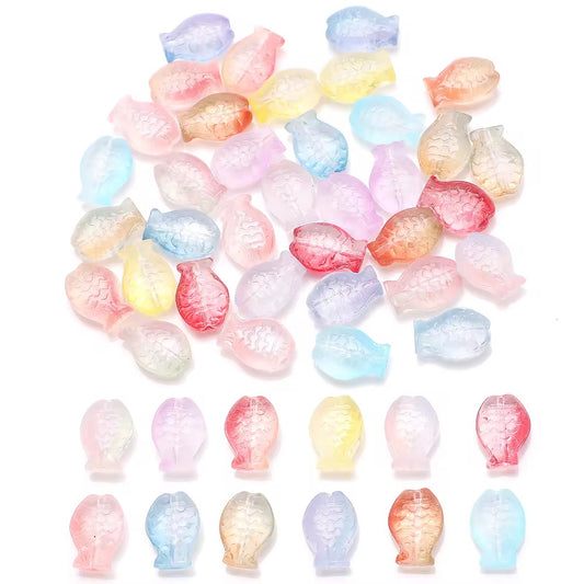 GB30 Fish Crystal glass beads ( 1 pc )