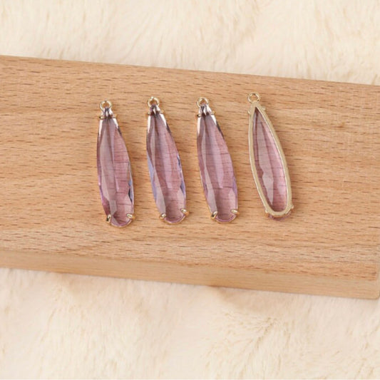 SS 483 LIGHT PURPLE CZ PENDENT