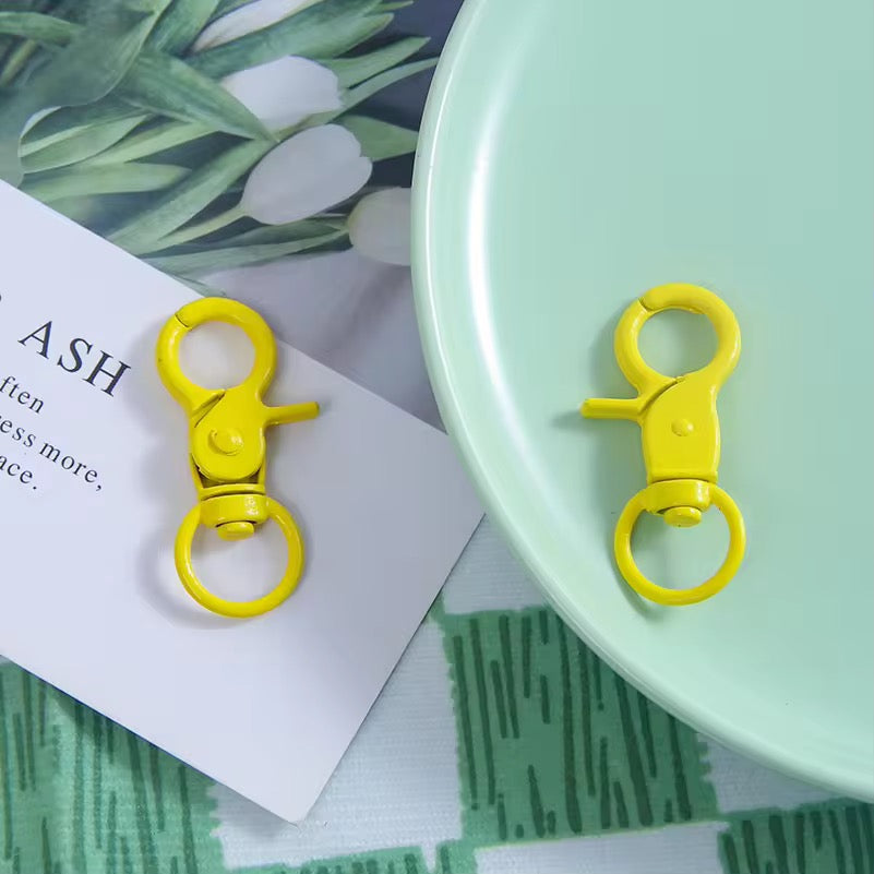 BBB 351 (i) Yellow Swivel  key clasp - Keyring Clasp( 1 pc ) ( 43 mm )