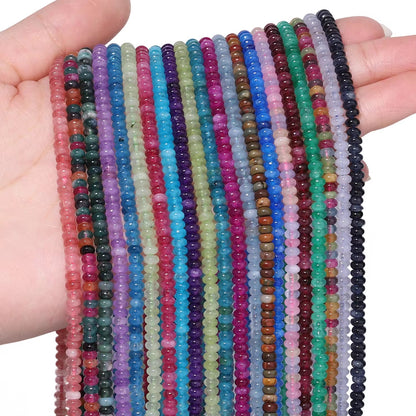 GB01 Abacus Shape bead - Natural Gemstone Bead ( 1 pc ) AAA Quality
