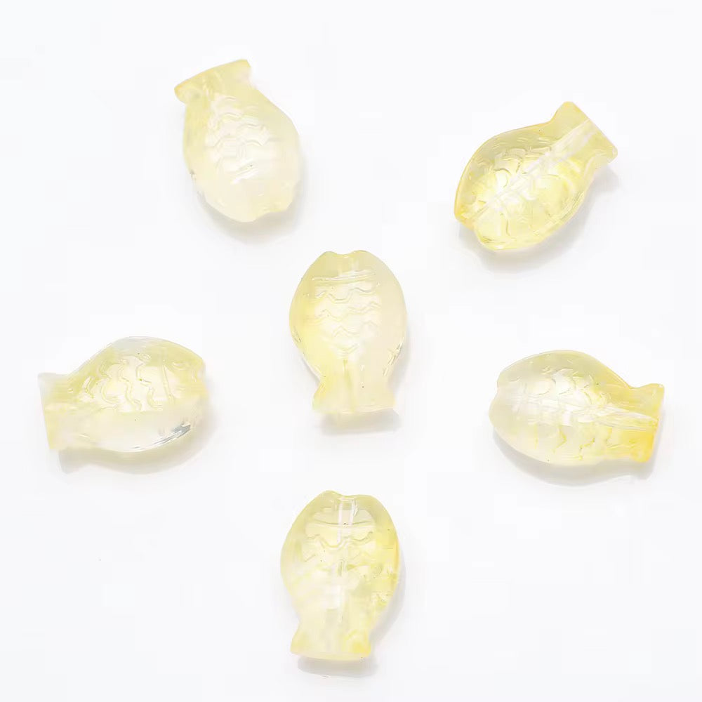BBB 94 Fish Crystal glass beads ( 1 pc )