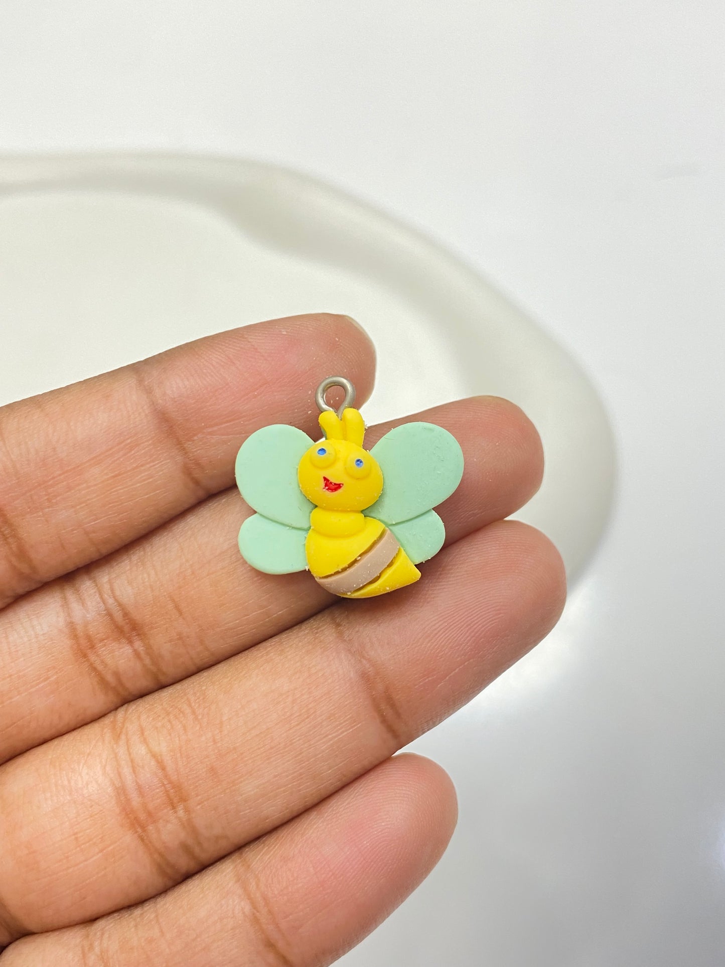 BRC 011 (D) Baby Butterfly resin charm with hook ( 1 pc )