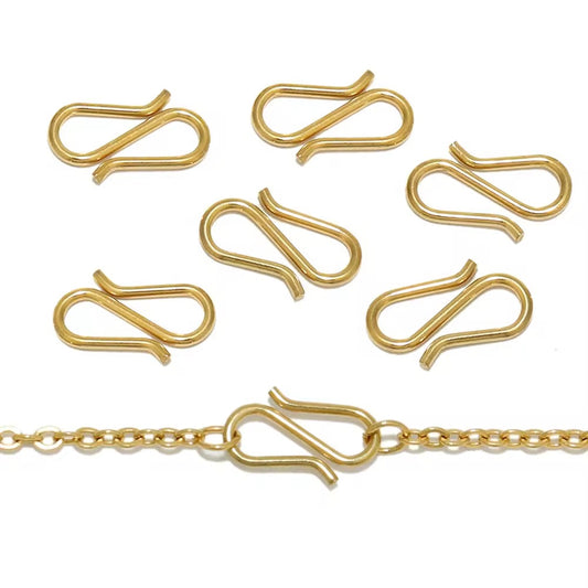 SS 3221 S Hook ( 1 pc ) Silver plated