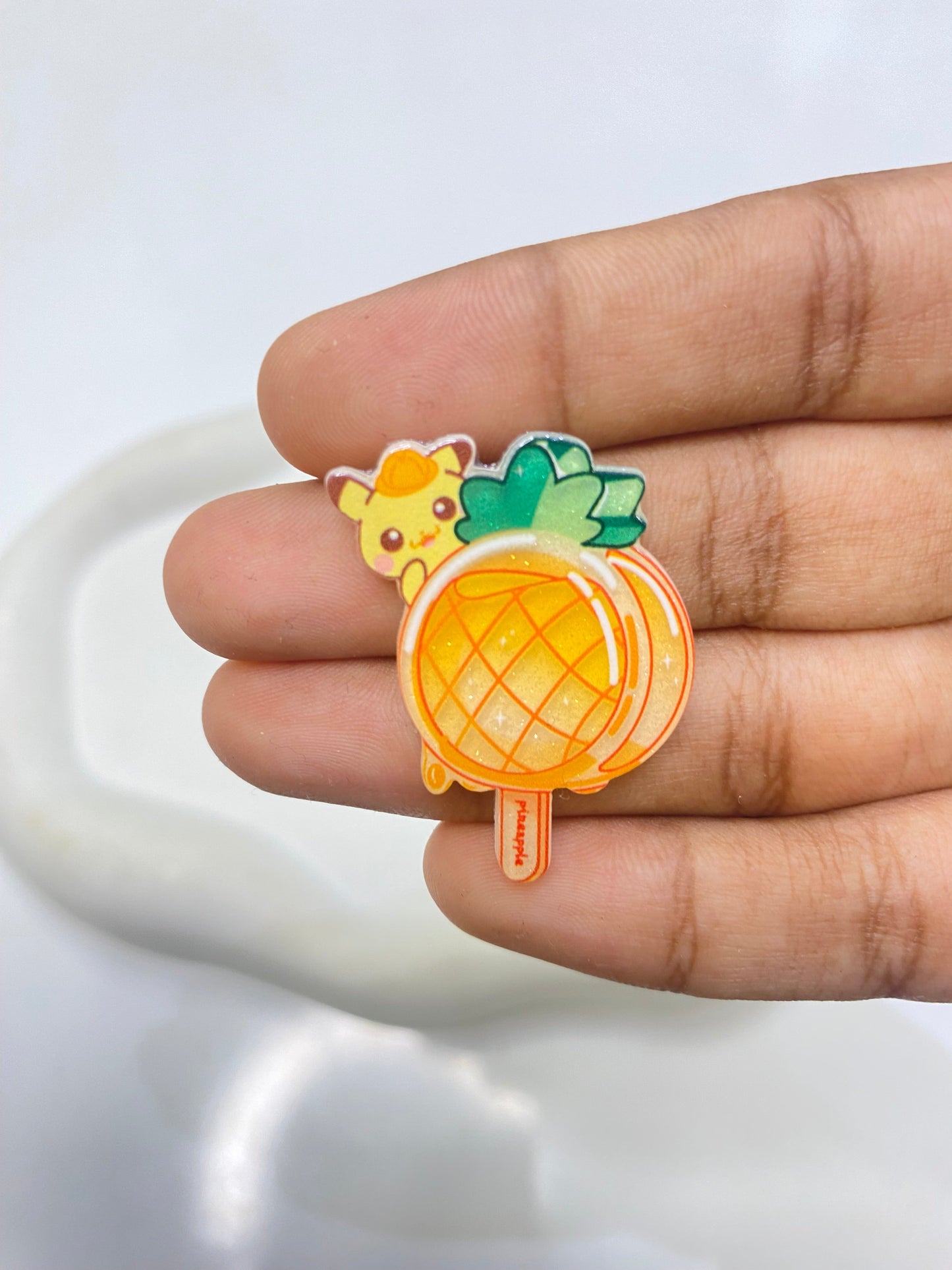 AB73 flat acrylic charm ( 1 pc )
