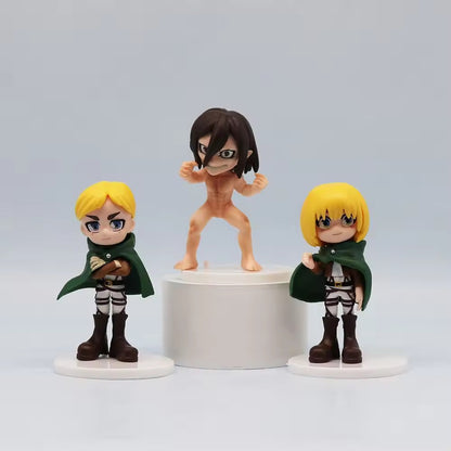Attack On Titans Cartoon Anime figurines ( 1 pc ) Mystery box