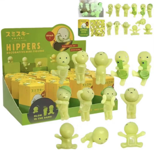 Smiski Hipper series - glow in the dark ( 1 pc ) Secret blind box