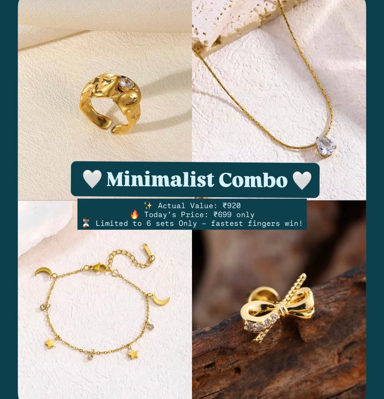 MINIMALIST LOVERS BUNDLE worth ₹920