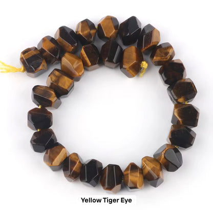 GB03 Natural Faceted Irregular stone bead - Natural Gemstone Bead ( 1 pc ) AAA Quality