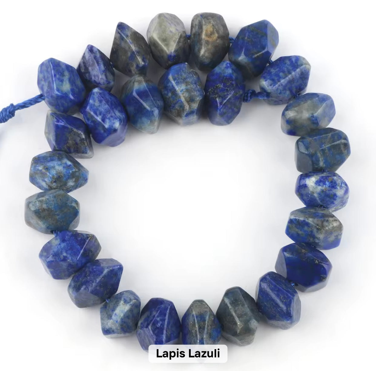 GB03 Natural Faceted Irregular stone bead - Natural Gemstone Bead ( 1 pc ) AAA Quality