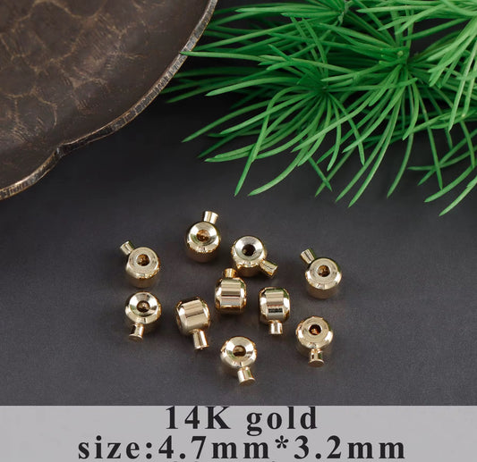SS 2966 Chain End Locker 14k Gold plated ( 1 pc ) Anti tarnish