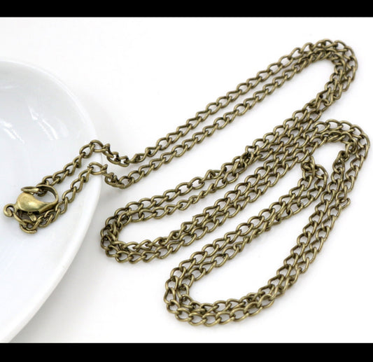 RC 53  Antique Bronze chain (1PC)