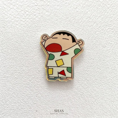 AB117G Shinchan Acrylic Cabochon ( 1 pc )