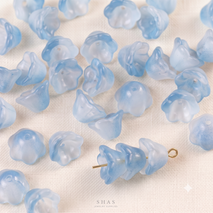 GB11 Floral Glass Bead ( 1 pc ) Lampwork Bead