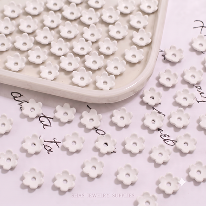 AB11 Small Flower Tori Acrylic Bead ( 1 pc )