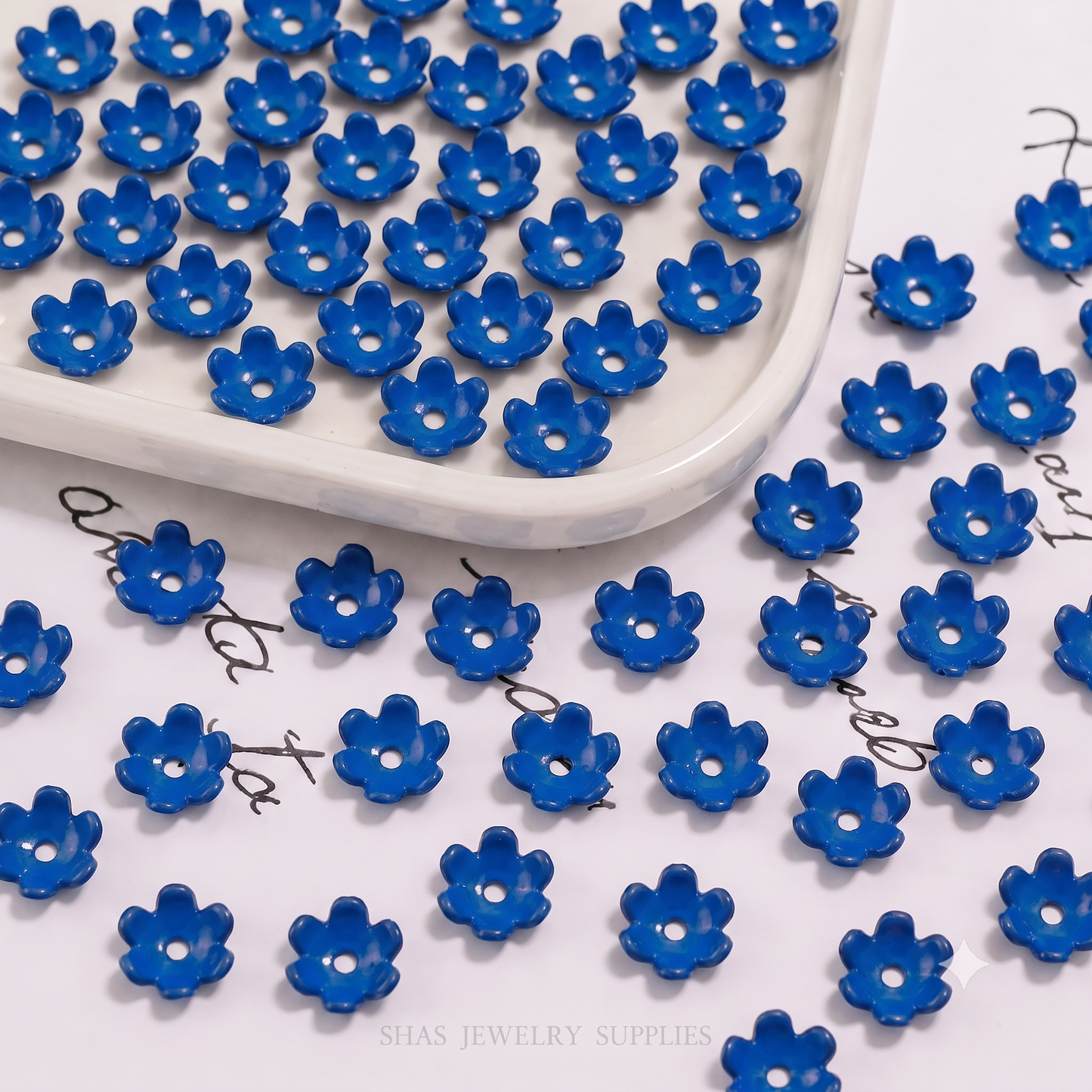 AB11 Small Flower Tori Acrylic Bead ( 1 pc )