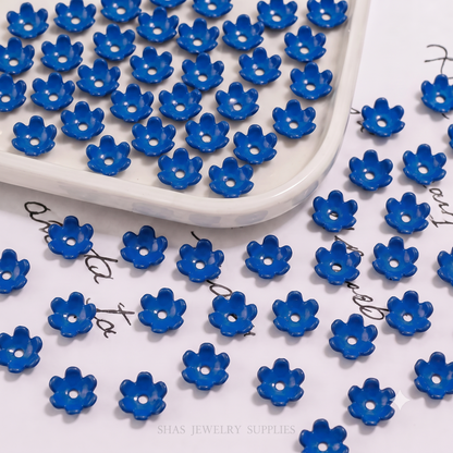 AB11 Small Flower Tori Acrylic Bead ( 1 pc )
