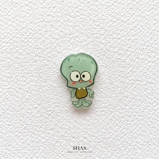AB117Q Squidward Acrylic Cabochon ( 1 pc )