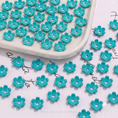 AB11 Small Flower Tori Acrylic Bead ( 1 pc )