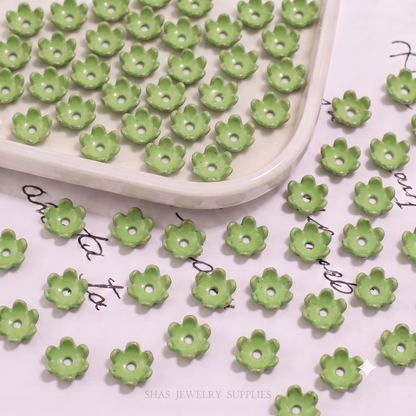 AB11 Small Flower Tori Acrylic Bead ( 1 pc )