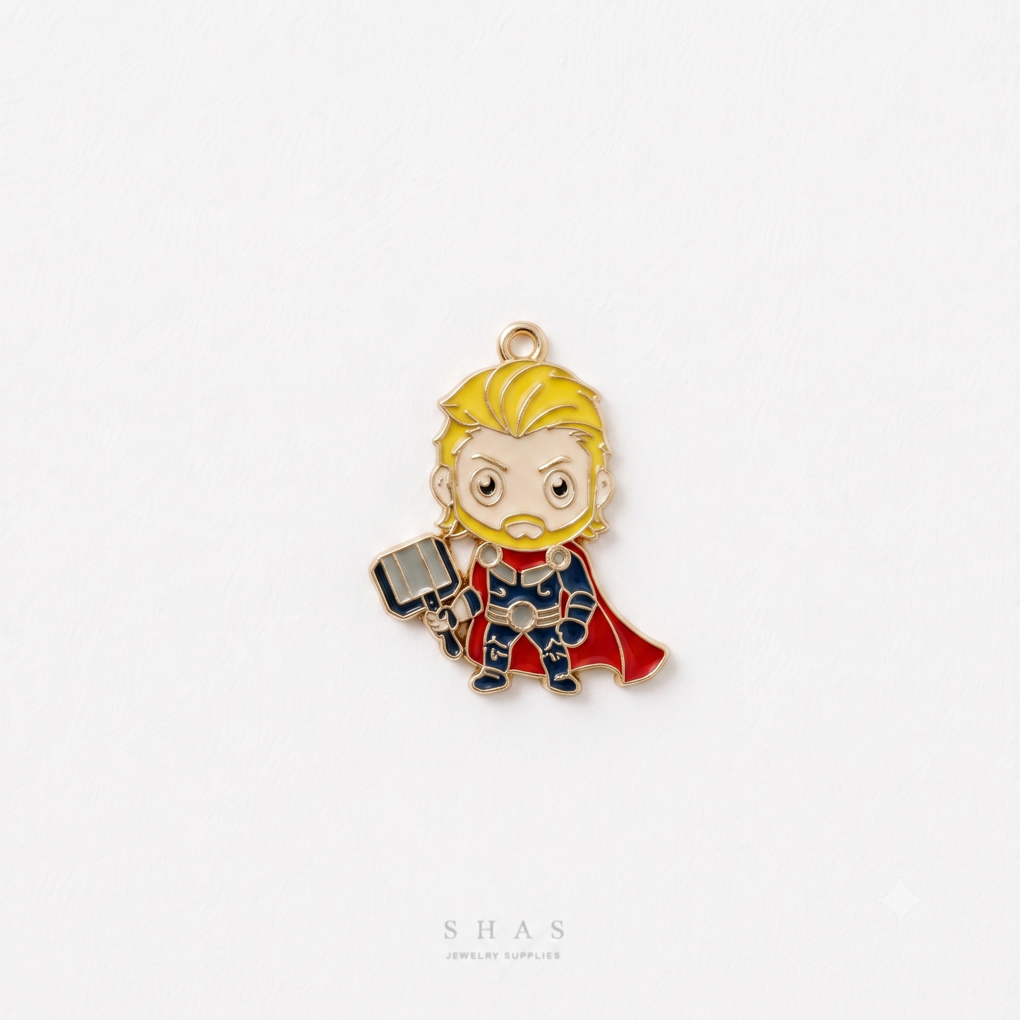 EC05B Thor Enamel Charm ( 1 pc ) High Quality Shine