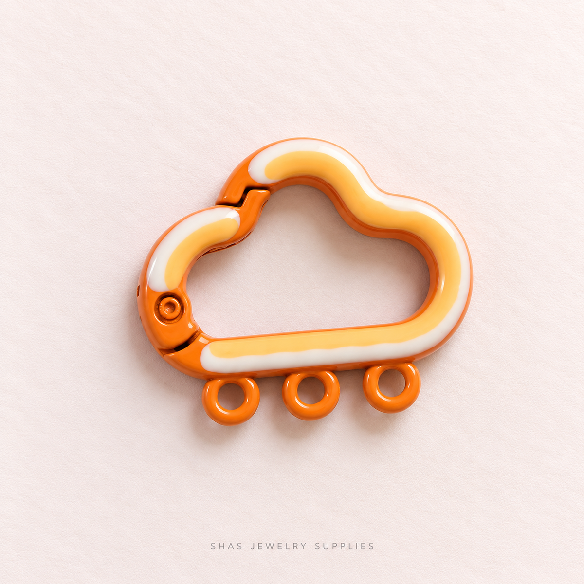 KC41 Cloud Spring Buckle Keychain Clasp ( 1 pc )