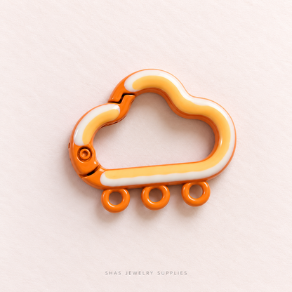 KC41 Cloud Spring Buckle Keychain Clasp ( 1 pc )