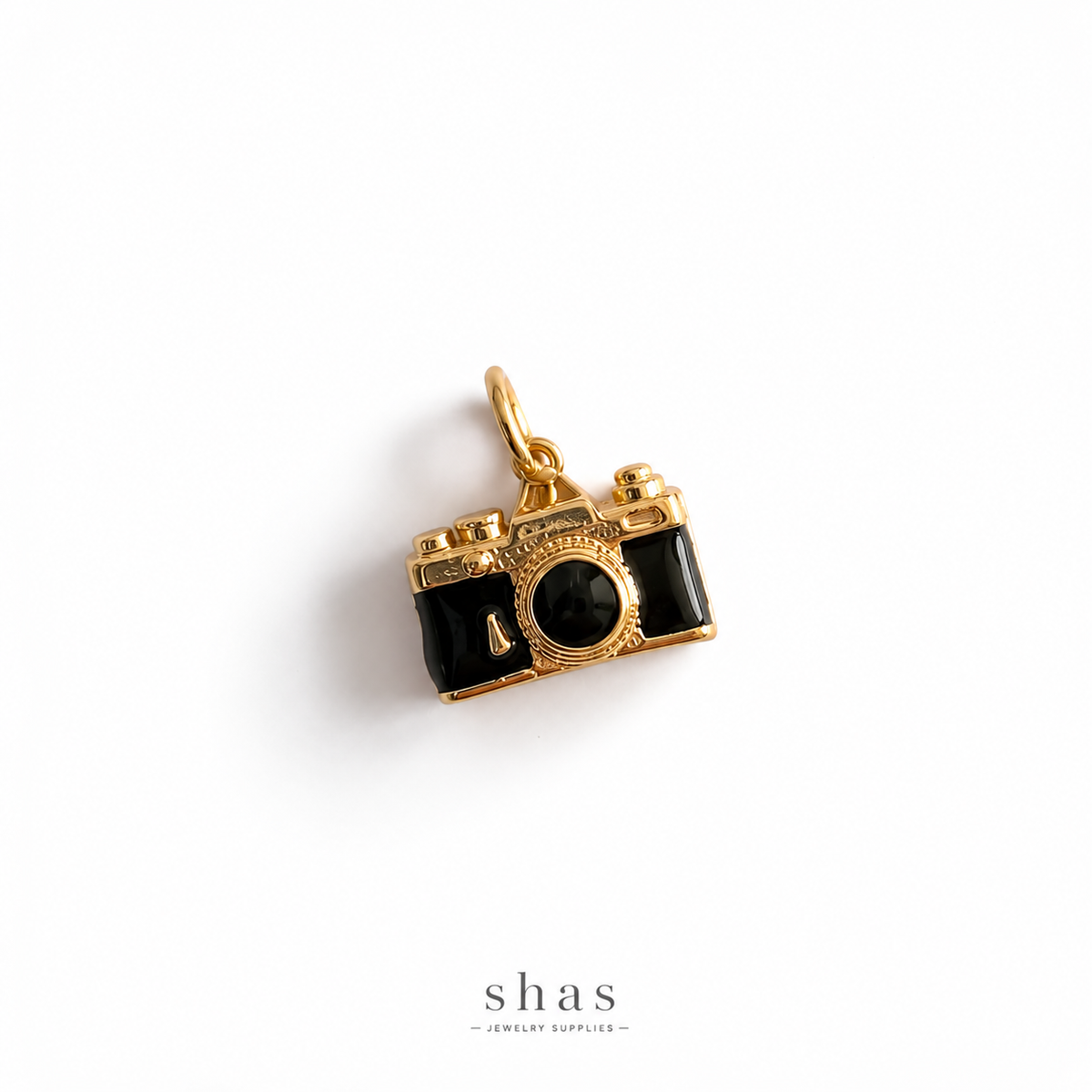 PC07F Black Camera 3D Charm ( 1 pc ) Premium Collectible