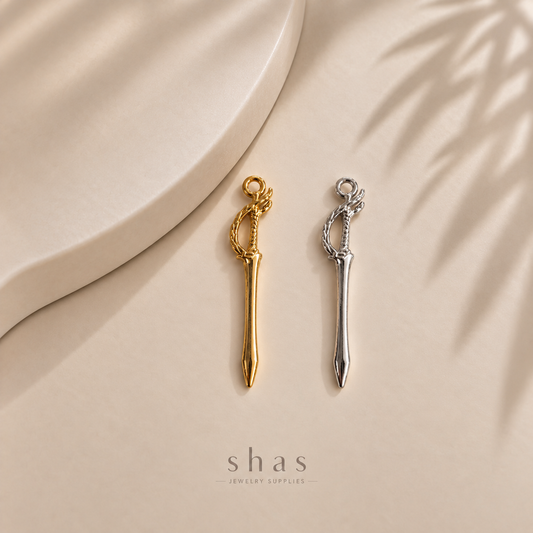 SC21Z Dagger Charm ( 1 pc ) PVD Plated
