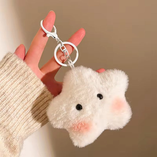 PK 135 Dreamy Star 3D Plush Toy Keychain ( 1 pc ) Imported Premium Quality