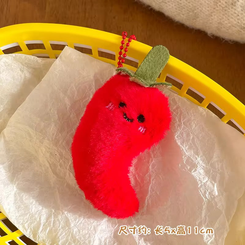 PK 131 Chilli 3D Plush Toy Keychain ( 1 pc ) Imported Premium Quality