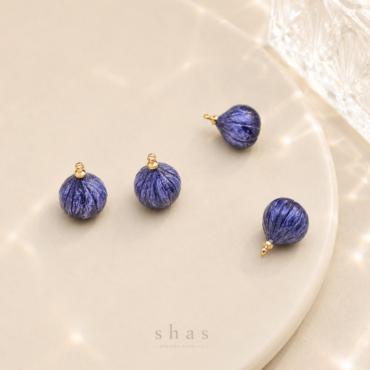 GPC15A Fig Fruit charm ( 1 pc ) Anti tarnish