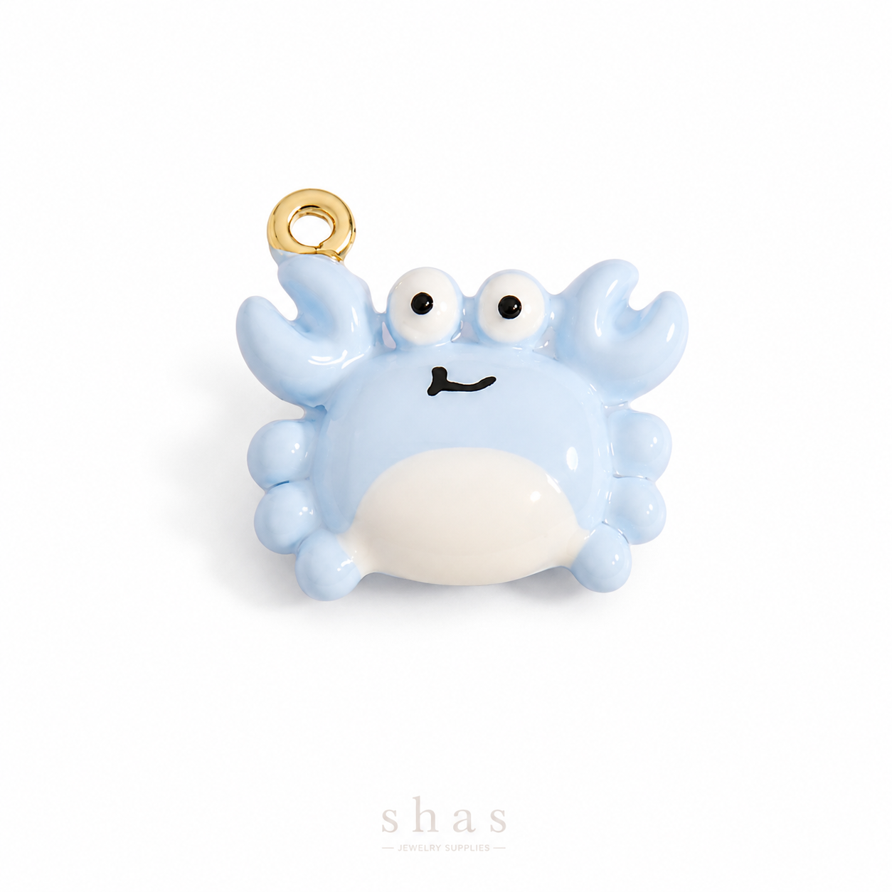 PC02H Crab 3D Statement Charm - PVD plated ( 1 pc ) Premium Collectible | Anti tarnish