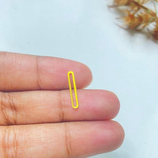 SS 44 Oval Bar Charm