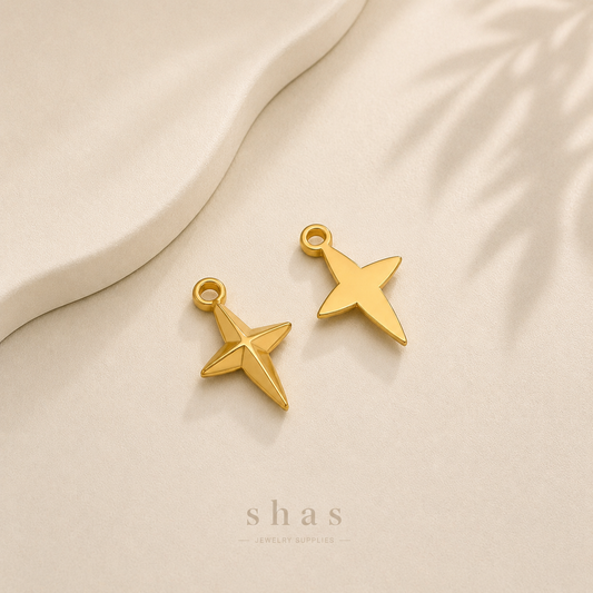 SC17I Twinkle charm ( 1 pc ) 18k Gold PVD