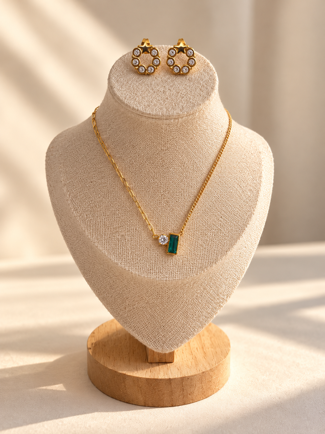 Navratri Special set - Peacock green