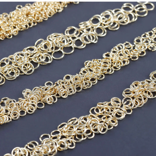 14k gold plated jumpring ( 1 pc ) Anti tarnish