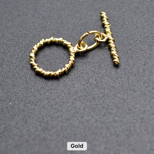 GP 830 - 14k Gold plated OT toggle clasp ( 1 pc ) Anti tarnish