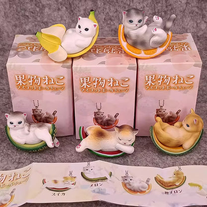 Mofusand shark cat fruit Blind box figurines ( 1 pc ) Secret blind box