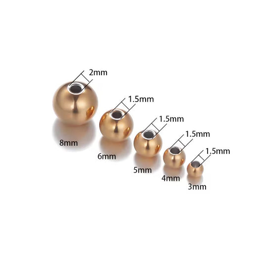 SS 2775 Spacer bead Rose gold plated Stainless steel ( 1 pc ) Anti tarnish