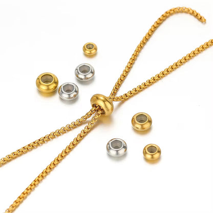 SS 3253 Rubber Bead Stopper ( 1 pc ) 18k Gold PVD