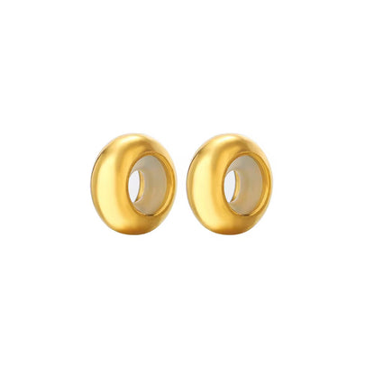 SS 3253 Rubber Bead Stopper ( 1 pc ) 18k Gold PVD